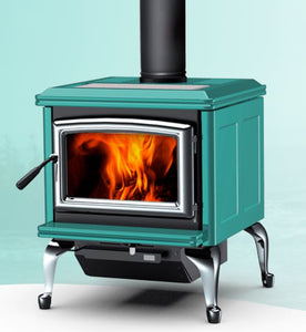 *démonstrateur* Poêle à bois Super LE Teal de Pacific Energy