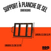 Le support à planche de sel de BBQ Québec