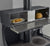 *démonstrateur* Cuisinière à bois Milly bordeaux de La Nordica